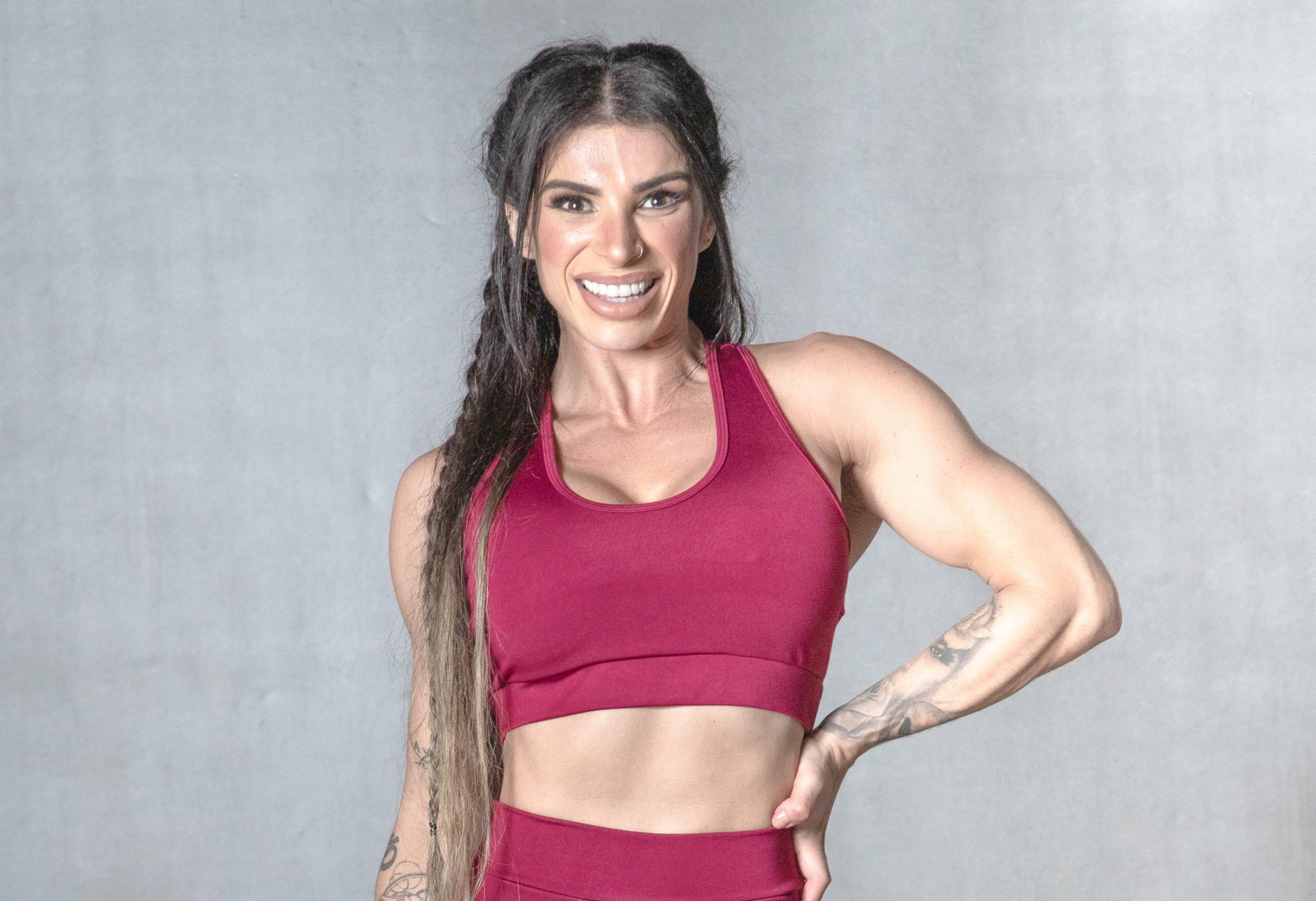 Top Fitness Swift - Top Nadador - Vinho