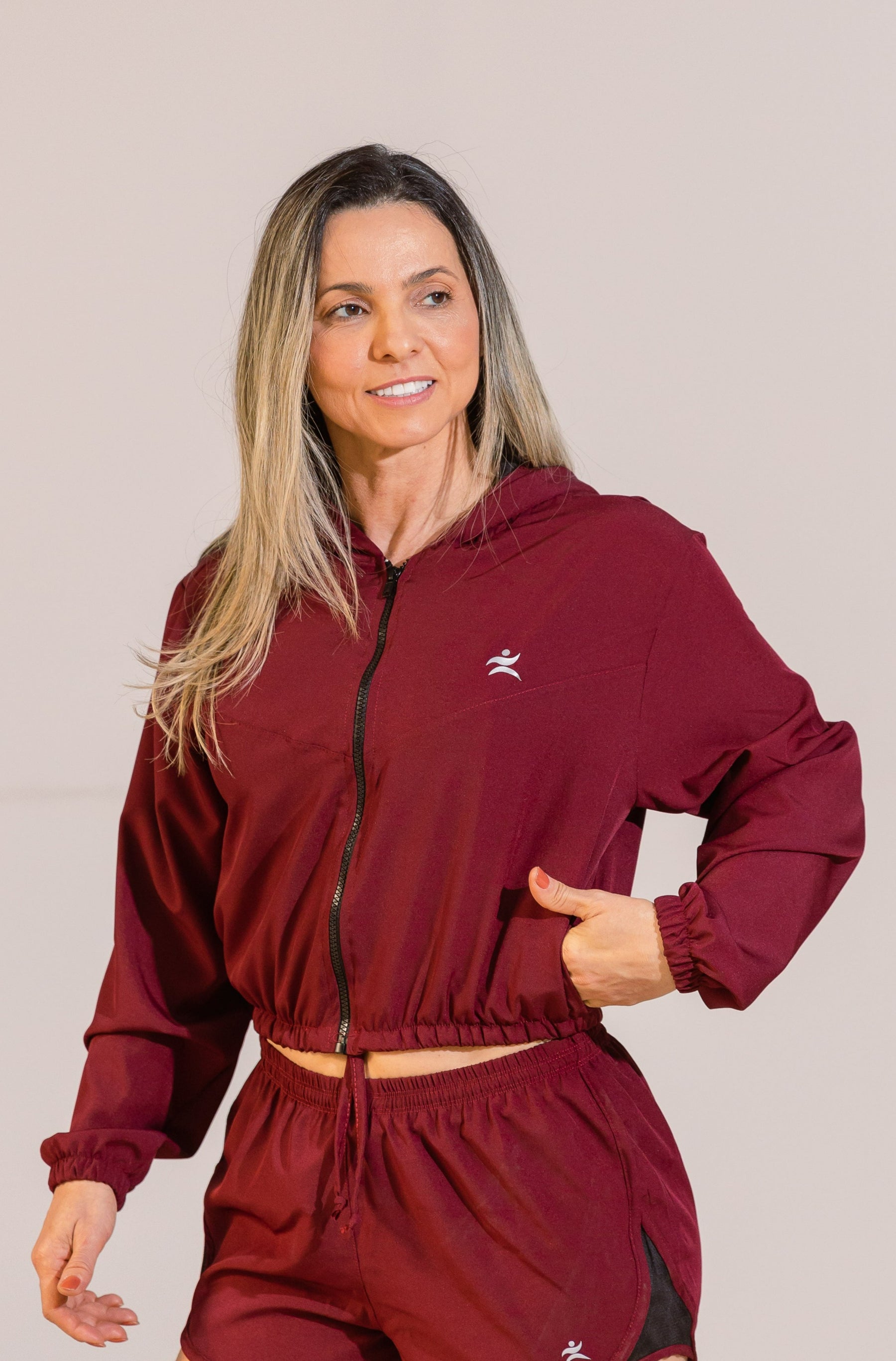 Jaqueta Corta Vento SportZen Vinho