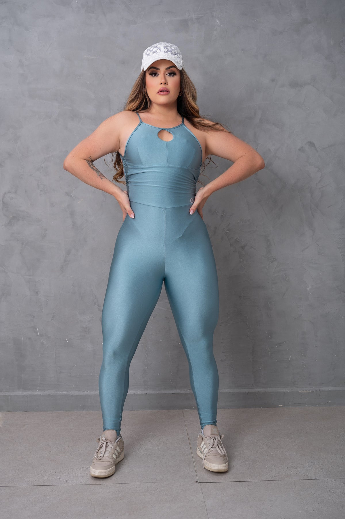 Macacão FlexSuit em Poliamida - Azul