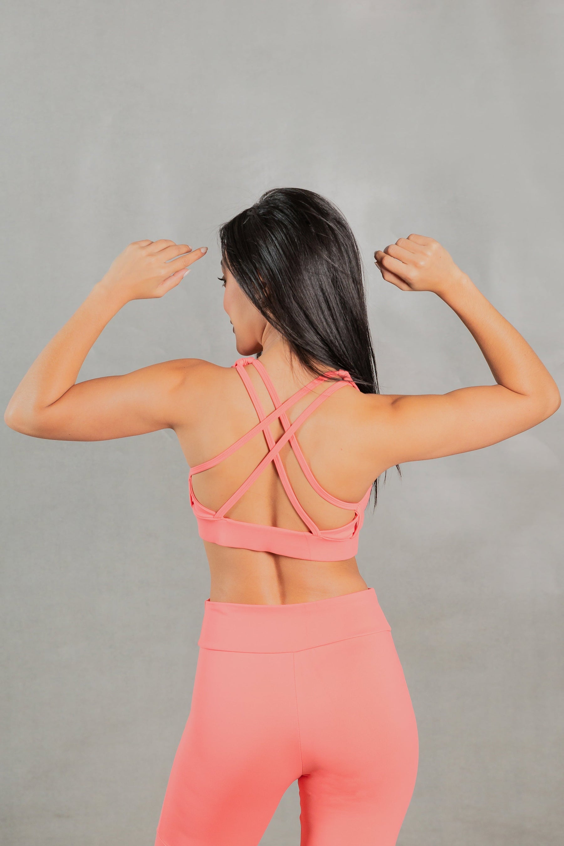 Calça Legging AgilePulse em Poliamida - Laranja